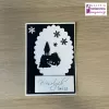 Kartka okolicznościowa dla kobiety z kwiatami – 15 x 10,5 cm